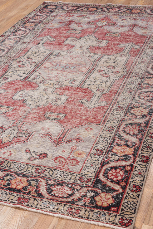 Vintage Oushak Area Rug (4' x 7')